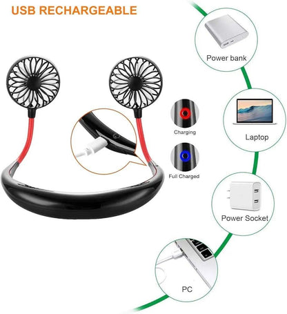 Rechargeable Portable Neck Fan