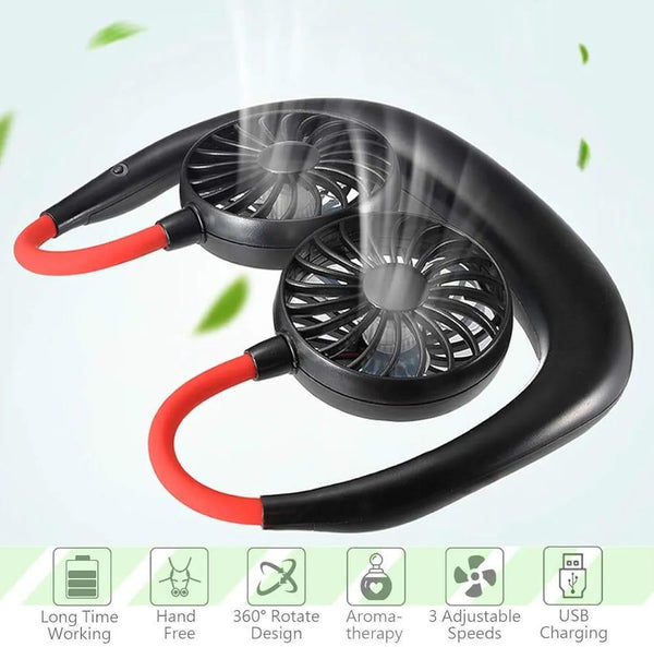 Rechargeable Portable Neck Fan