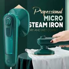 Mini Electric Portable Iron – Wet & Dry Travel Garment Steamer